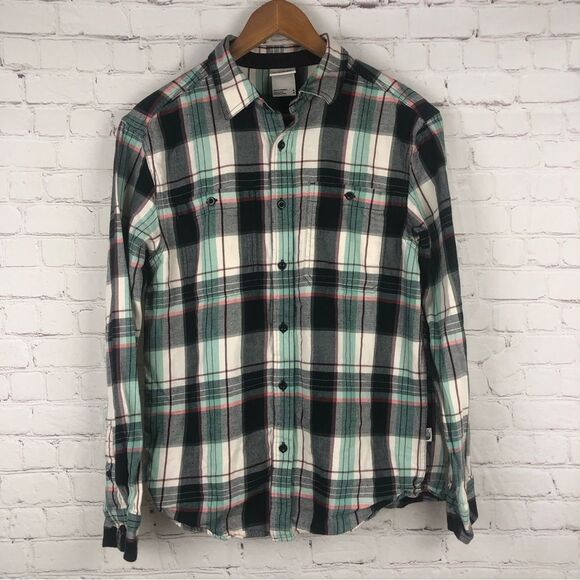 The North Face Arroyo Plaid Button Up Men's Sz Medium - Picture 1 of 9